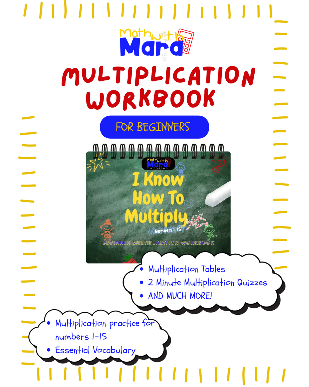 Multiplication Workbook — Preorder